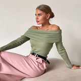 Orvieto Off-Shoulder Knit Top
