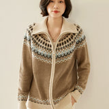 Strathan Cashmere Zip-Up
