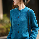 Chunky-Knit Alpaca-Blend cardigan