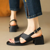 Sassari Leather Heeled Sandals