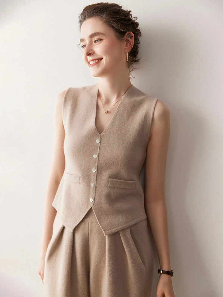 Elise Cashmere Waistcoat