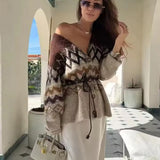 Élodie Jacquard Knit Set