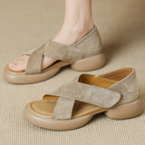 Tulum Suede Platform Sandal
