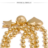 Liré Bold Star Beaded Necklace