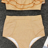Riviera Ruffle Bandeau Bikini