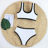 Côte Noir Button Trim Bikini Set