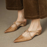 Palma Genuine Leather Mules
