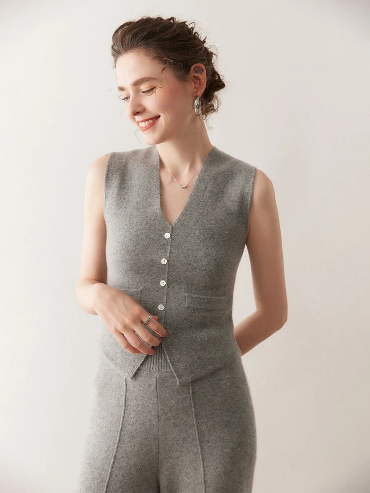 Elise Cashmere Waistcoat
