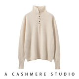 Louison Half-Button Pullover Sweater