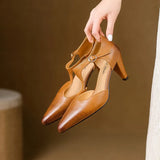 Verena Genuine Italian Leather Heels
