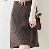 Camilla Merino Wool Midi Skirt