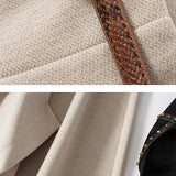 Milano Wide Leg Wool Trousers
