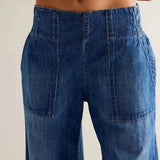 Audrey Wide-Leg Denim Jeans
