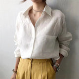 The Soft Linen Open Collar Shirt