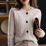 Emery Cable Cashmere Cardigan