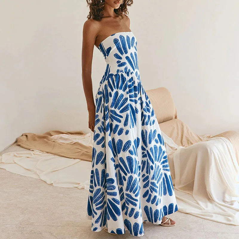 Joséphine Strapless Maxi Dress