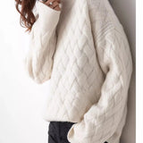 Cambria Cable Turtleneck Sweater