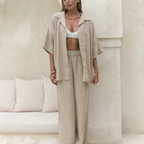 Hannah Cotton Two-Piece Set
