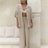 Hannah Cotton Two-Piece Set
