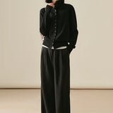 Vercelli Cashmere Button Sweater