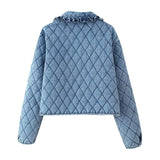 Maud Quilted Denim Jacket