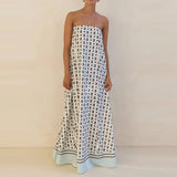 Rosalind Pleated Strapless Dress