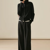 Vercelli Cashmere Button Sweater