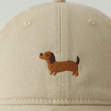 Doggy Embroidered Baseball Cap