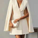 Odette Shawl-Cape Dress