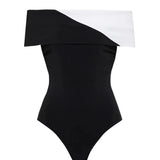 Cannes Off-Shoulder Monokini — Swimwear