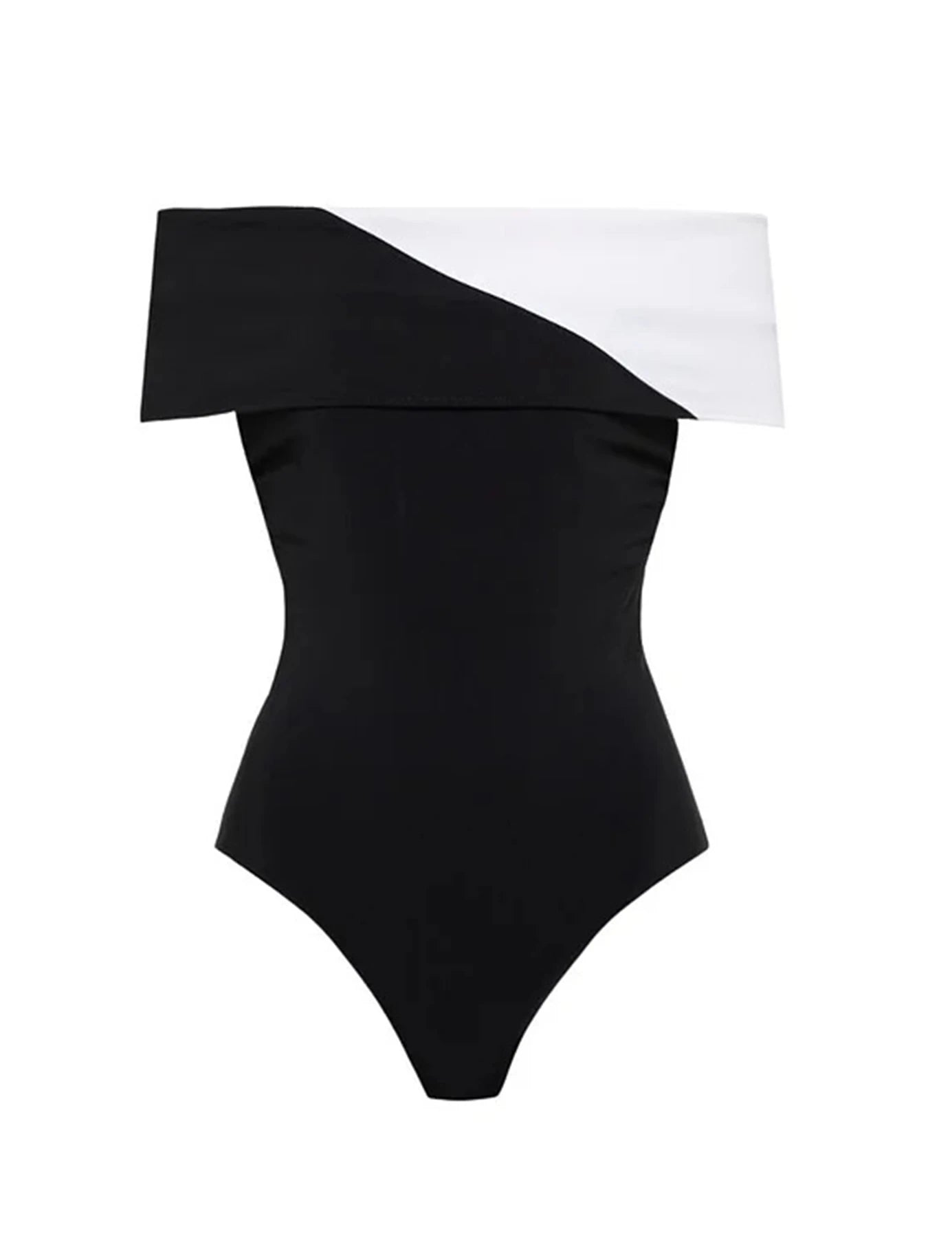 Cannes Off-Shoulder Monokini — Swimwear