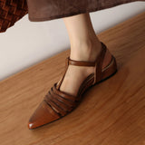 Tusancy Italian Leather Traveler Low Heel