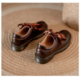 Madison 100% Leather Oxford Shoes