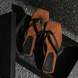 Positano Sculpted Suede Heel