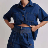 Marais 100% Cotton Denim Set