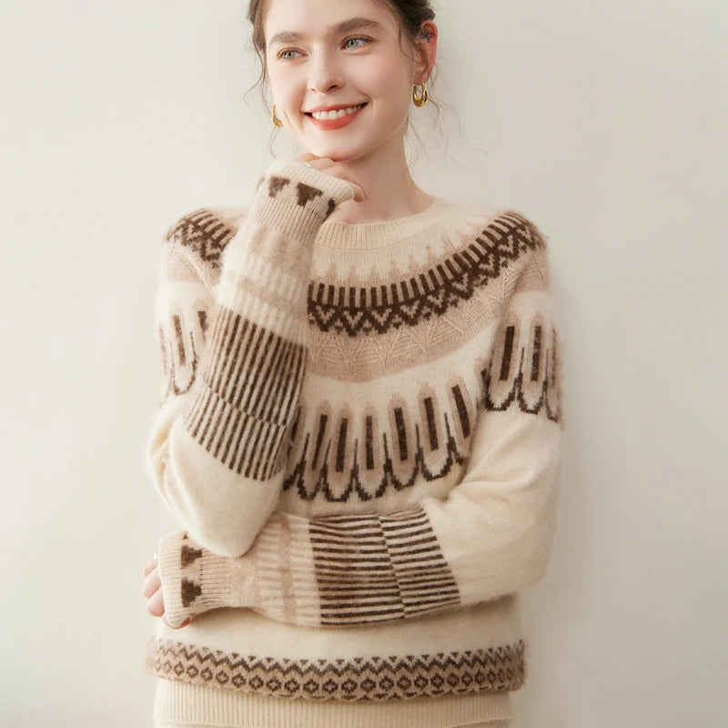 Isla Fair Isle Cashmere Sweater
