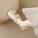 Minimalist Buckle Sandals