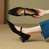 Malibu Spotted Block Heel