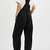 Calvia Wide-Leg Denim Overalls