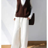 Rowan Deep-V Wool Vest