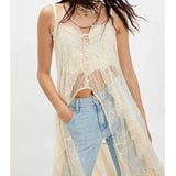 The Layered Lace Maxi Cami