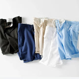 Summer Cotton Linen Beach Shorts