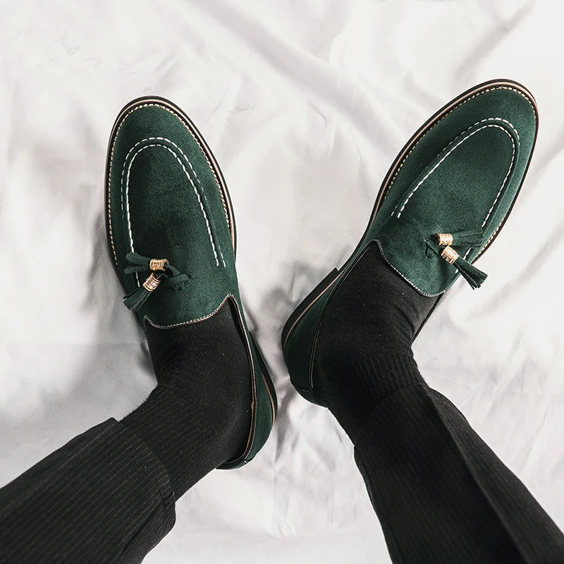 Italian Suede Moccasins