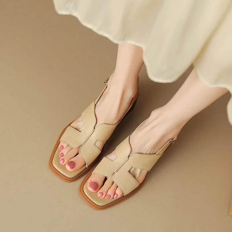 Sassari Leather Heeled Sandals