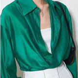 The Flowing Silk Poplin Blouse