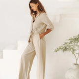 The Oversized Pocket Linen Shirt