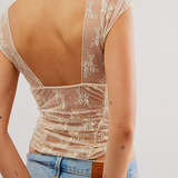 Verde Lumière Mesh Top