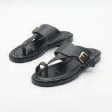 Valencia Leather Buckle Sandal