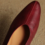 Lido Italian Leather Slingback Flat