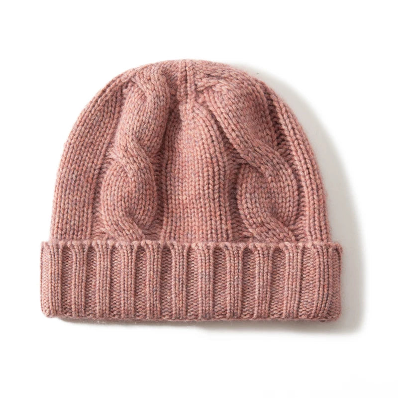 Wren Cable Cashmere Beanie